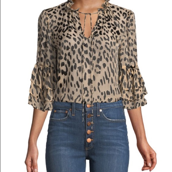 Alice+Olivia leopard top - Picture 3 of 5